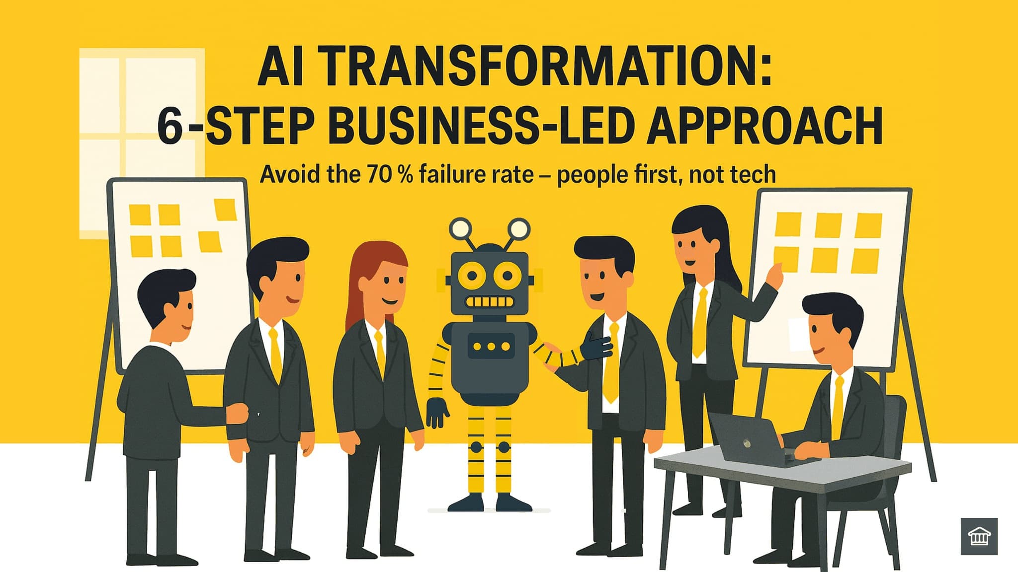 AI Transformation Guide: 6-Step HOBA Method to Avoid 70% Failure Rate