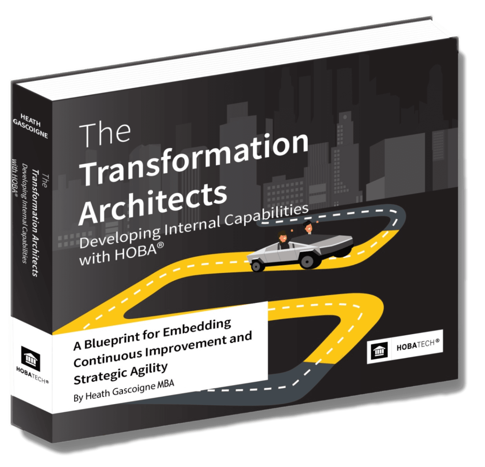 The Transformation Architects Book Cover The Transformation Architects book cover featuring business transformation playbooks