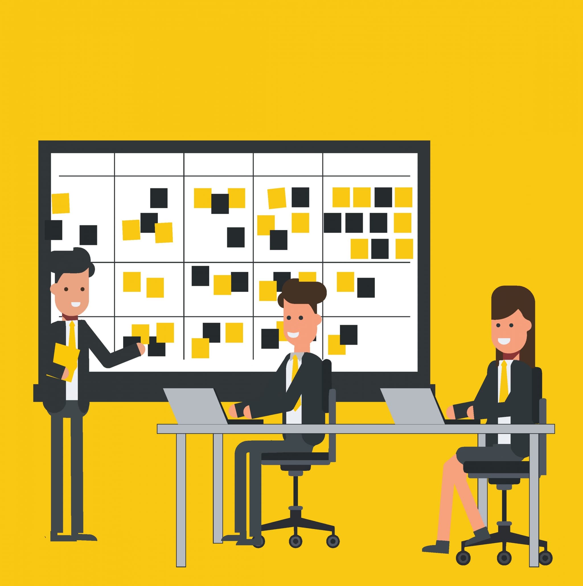 Illustration of streamlined business processes through lean principles and the HOBA framework. Illustration of streamlined business processes through lean principles and the HOBA framework.