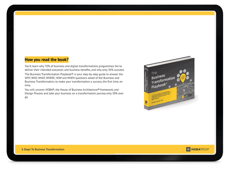 6 Steps To Business Transformation 6