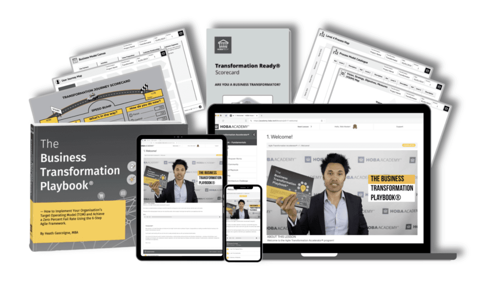 Leading HOBA 1.0 Course Materials Leading HOBA 1.0 course materials and accelerator sales page mockups