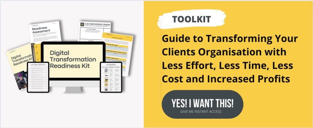Digital Transformation Readiness Toolkit: A Comprehensive Guide for Success banner with key elements Digital Transformation Readiness Toolkit: A Comprehensive Guide for Success banner with key elements