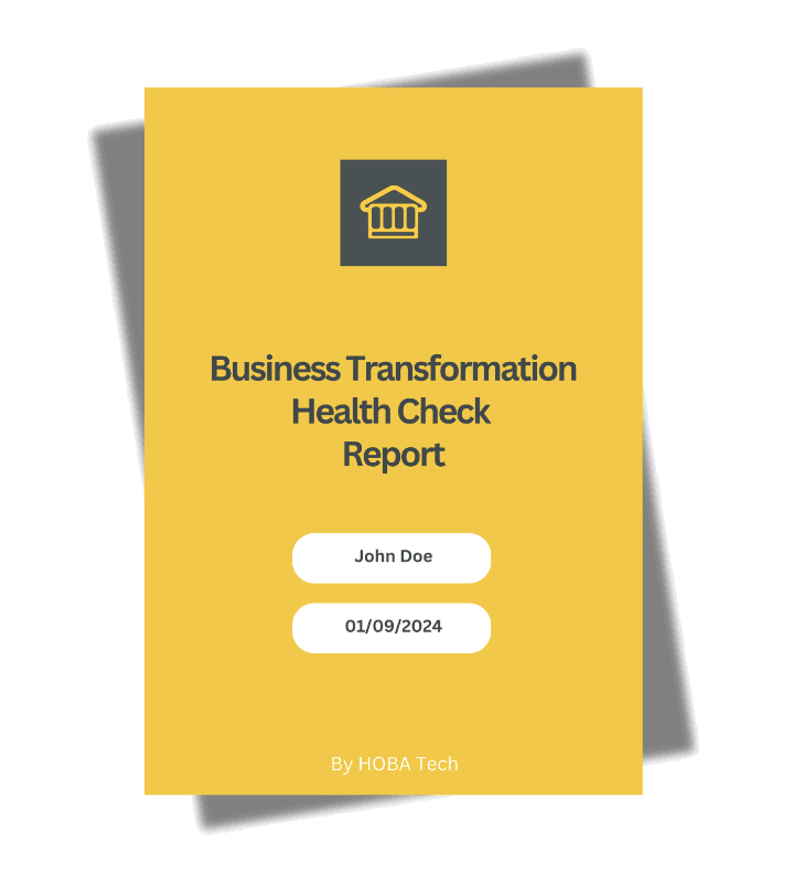 Get a FREE Online Health Check of your Business Transformation efforts-Report