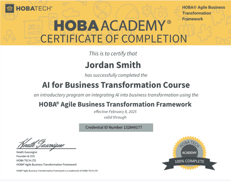 AI for Business Transformators Masterclass – Integrate AI into Your Transformations
