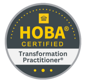 HOBA Certified Practitioner Badge HOBA Certified Business Transformation Practitioner Badge for delivering transformation initiatives