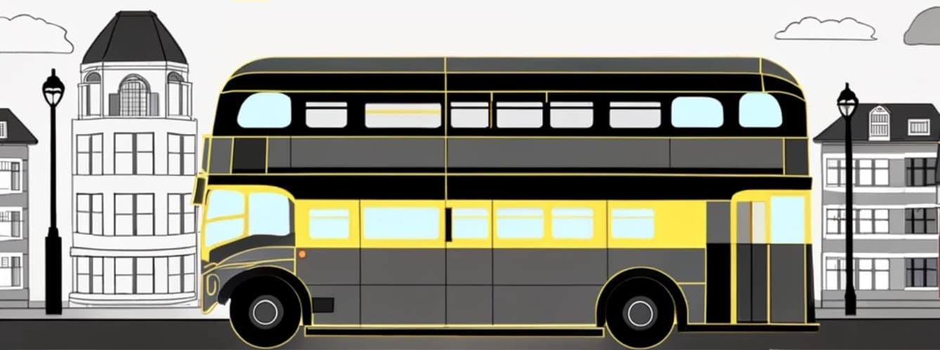 HOBA Double Decker Bus - Integrated Public Transport Network