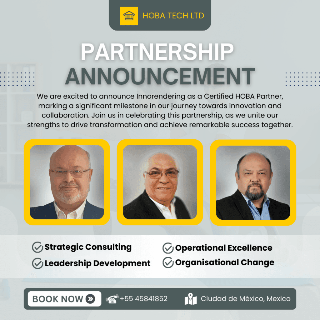 Innorendering Joins HOBA Tech as Certified Gold Partner - Business Transformation Excellence