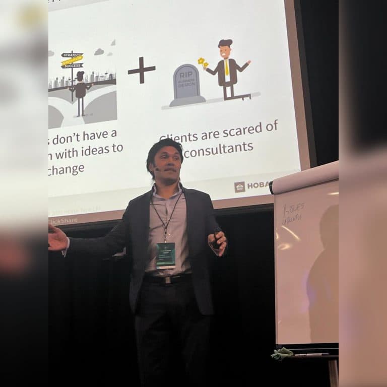 HOBA Tech CEO Heath Gascoigne-Key Note Presentation-Future of Business Conference-Stage-13