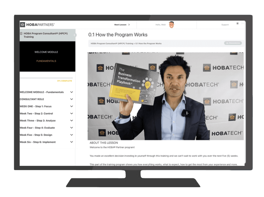 HOBA Training HOBA Training