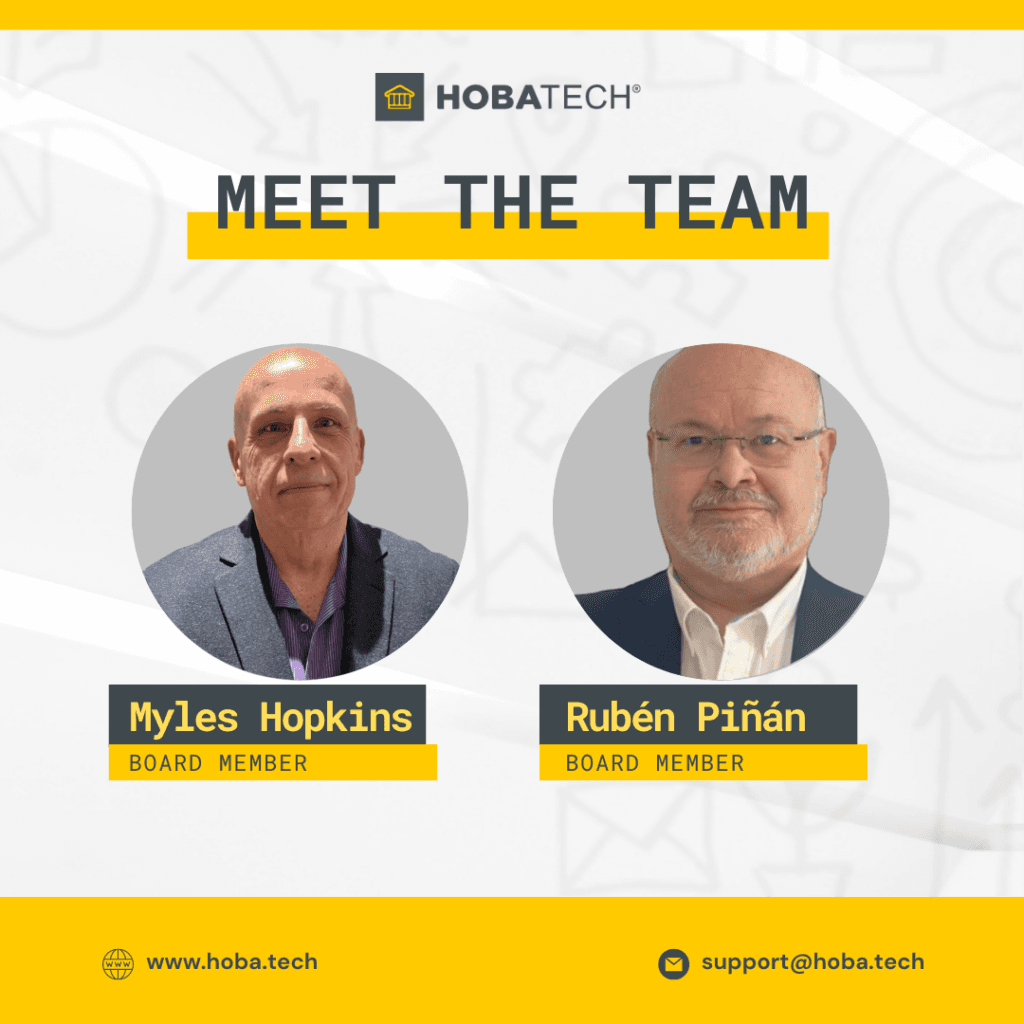 HOBA Tech Welcomes New Advisors Myles Hopkins and Ruben Pinan, Announces Seed Investment Round HOBA Tech Welcomes New Advisors Myles Hopkins and Ruben Pinan, Announces Seed Investment Round