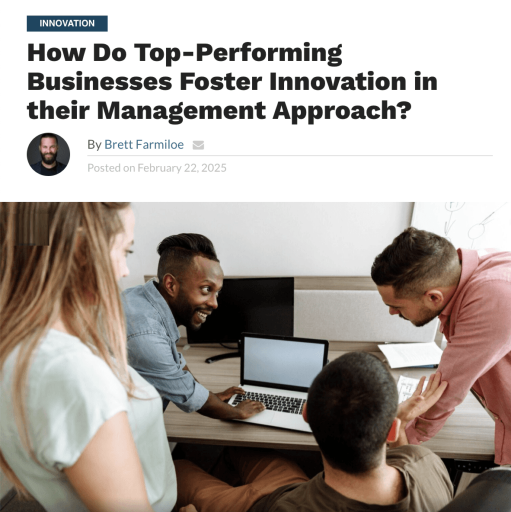 Heath Gascoigne Featured in TechBullion: How Top Businesses Foster Innovation Heath Gascoigne Featured in TechBullion: How Top Businesses Foster Innovation