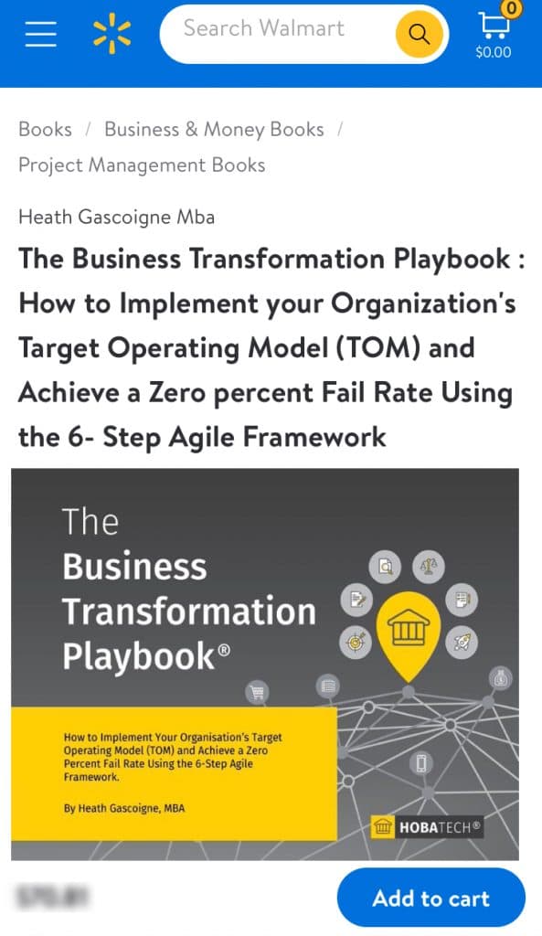 Walmart Now Stocks The Business Transformation Playbook