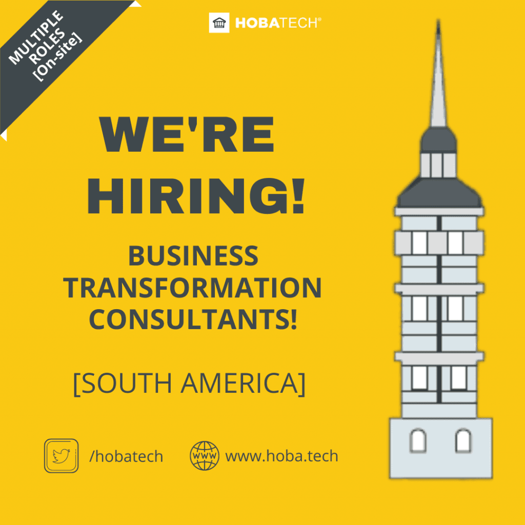 We're Hiring Business Transformation Consultants South America We're Hiring Business Transformation Consultants South America