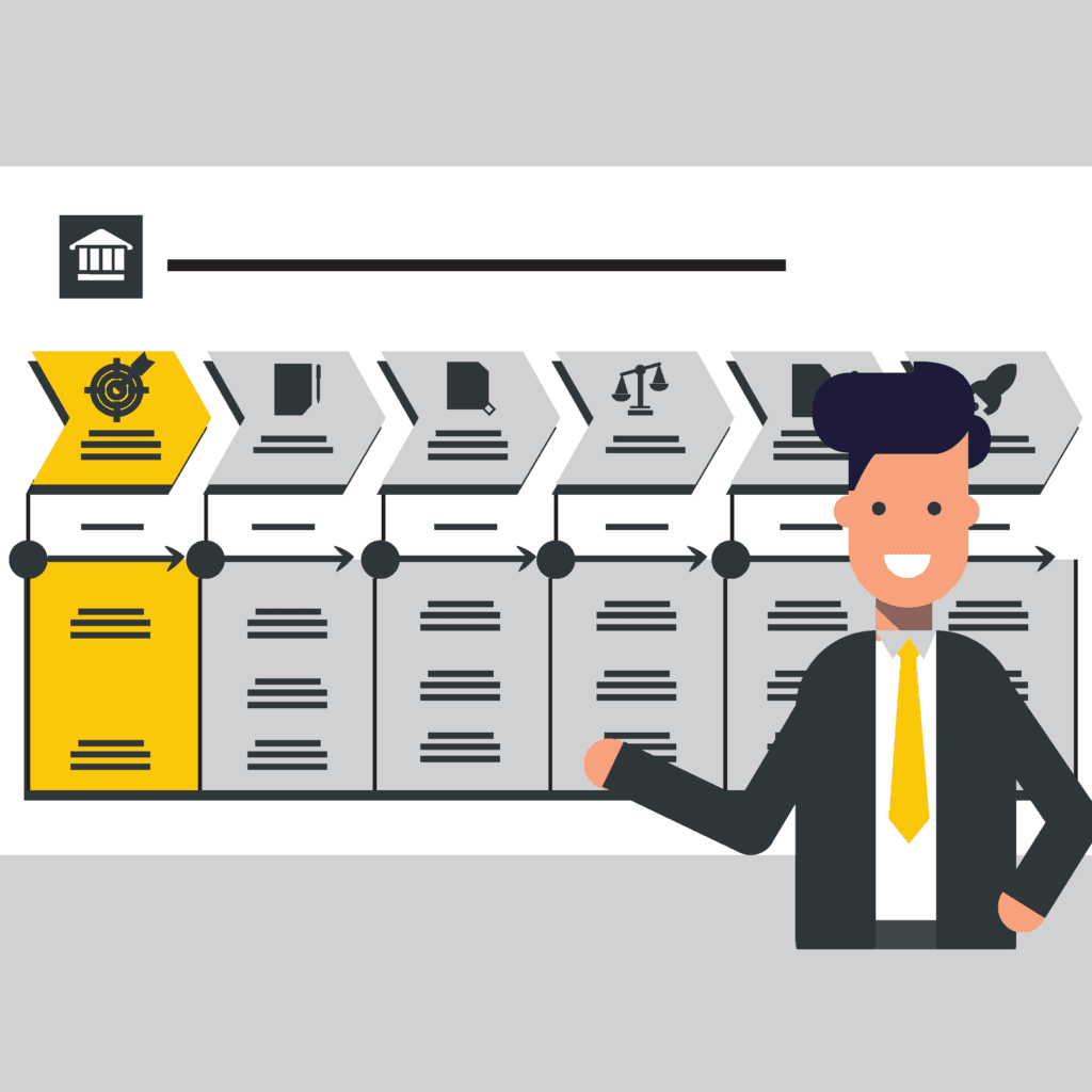 Business Agility Workshop Methodology Workshop illustration demonstrating collaborative business agility methodology and team alignment for transformation.