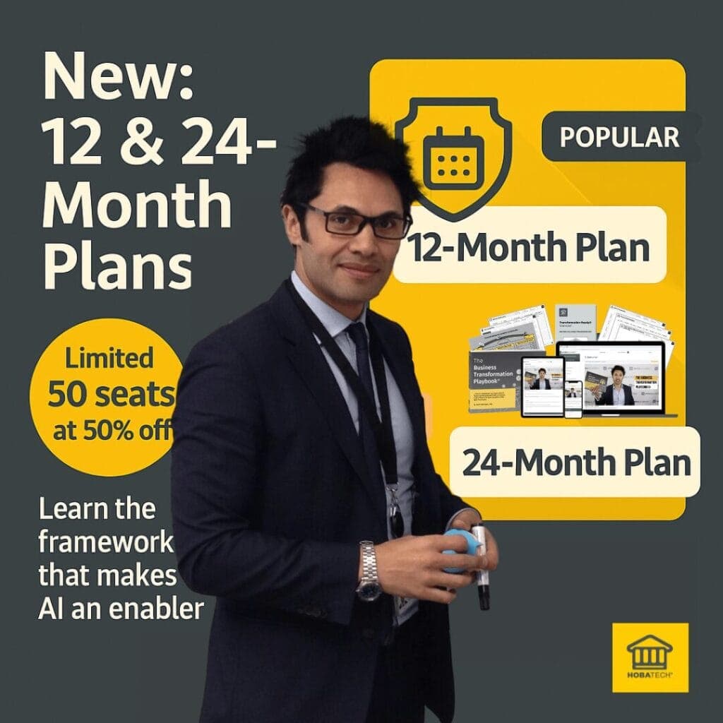 HOBA Certification — New 12 & 24-Month Plans | Learn Transformation That Delivers HOBA Certification — New 12 & 24-Month Plans | Learn Transformation That Delivers