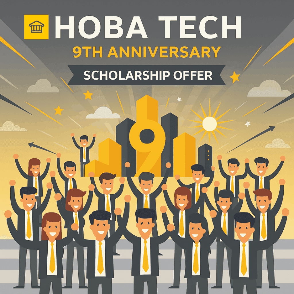 HOBA Tech Celebrates 9 Years with 9 Scholarships for Future Transformation Leaders HOBA Tech Celebrates 9 Years with 9 Scholarships for Future Transformation Leaders