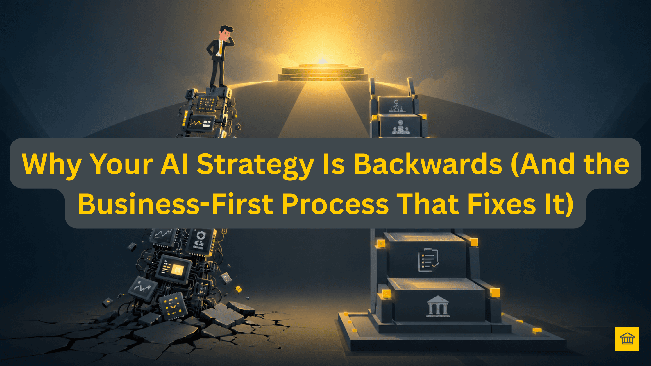 Why Your AI Strategy Is Backwards (And the Business-First Process That Fixes It) Why Your AI Strategy Is Backwards (And the Business-First Process That Fixes It)