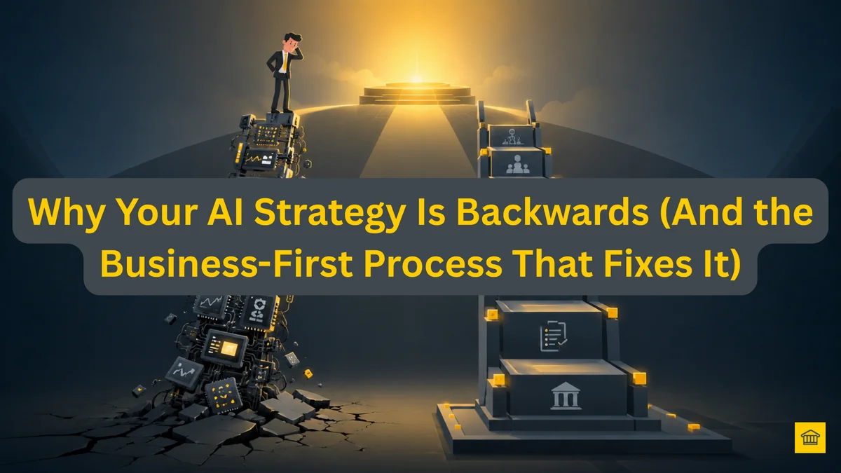 Why Your AI Strategy Is Backwards (And the Business-First Process That Fixes It) Why Your AI Strategy Is Backwards (And the Business-First Process That Fixes It)