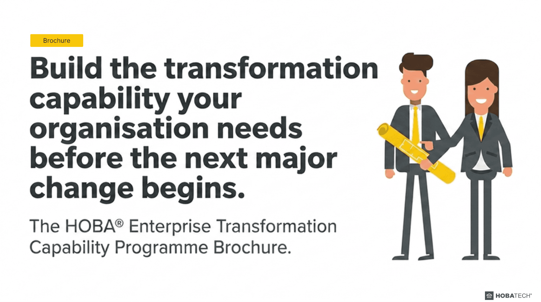 HOBA Enterprise Transformation Capability Programme HOBA Enterprise Transformation Capability Programme brochure cover