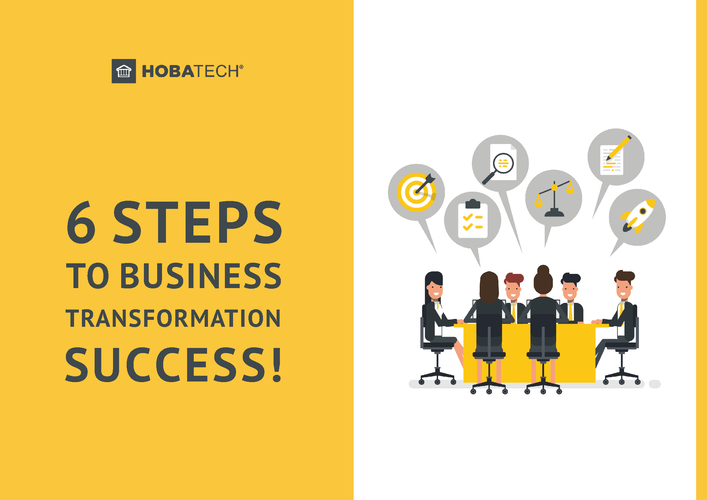 6 Steps to Business Transformation Success eBook — Page 1 6 Steps to Business Transformation Success eBook — Page 1