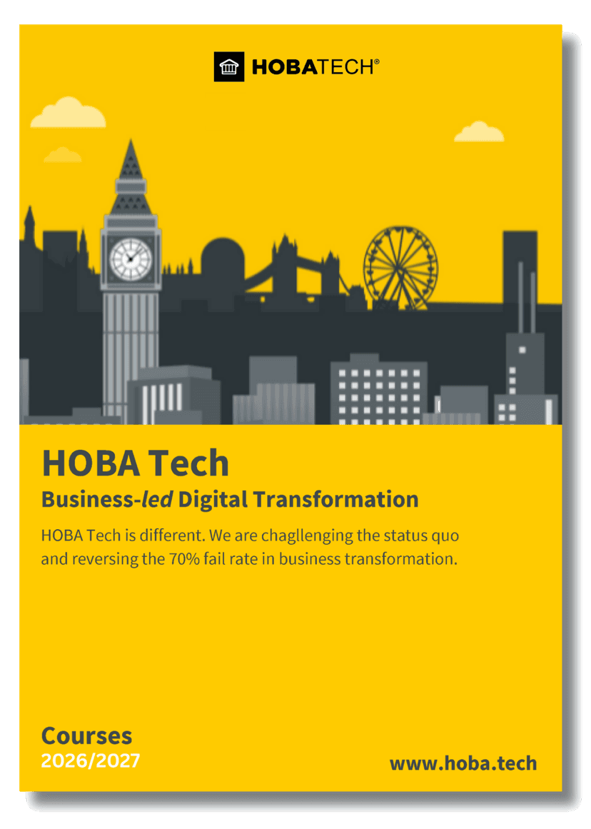 HOBA Business Transformation Course Guide — 7-Level Certification Pathway
