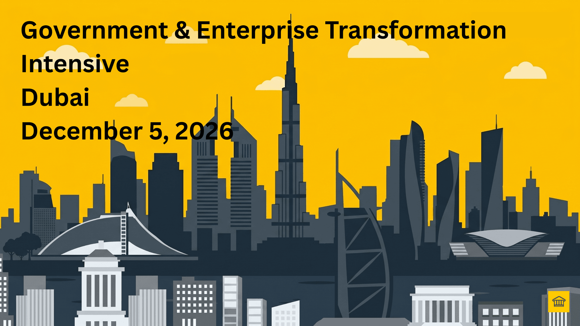 Middle East Transformation Intensive at GITEX Global Middle East Transformation Intensive at GITEX Global