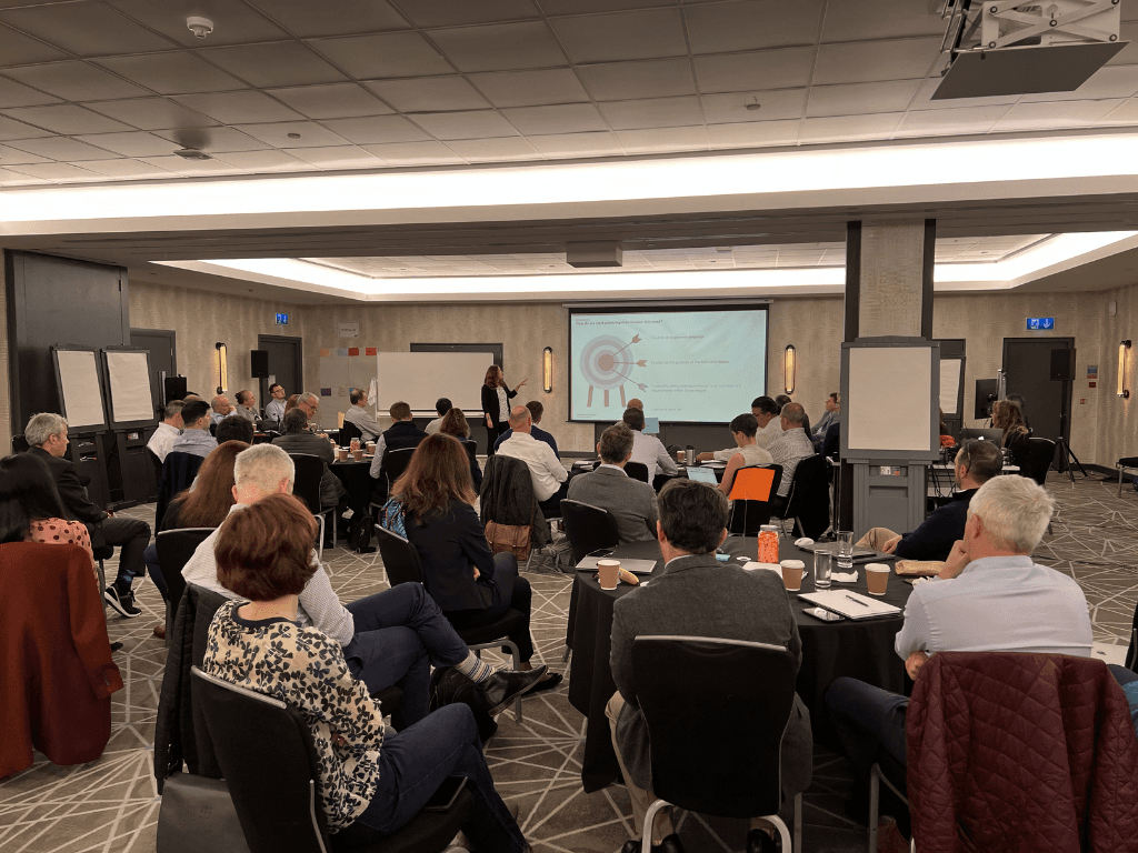 HOBA Tech London Hilton Workshop Event HOBA Tech London Hilton workshop event showing interactive business transformation session