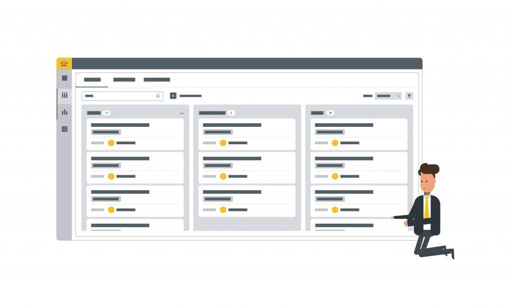 Enterprise architecture platform interface HOBA Pro enterprise architecture platform showing business capability maps