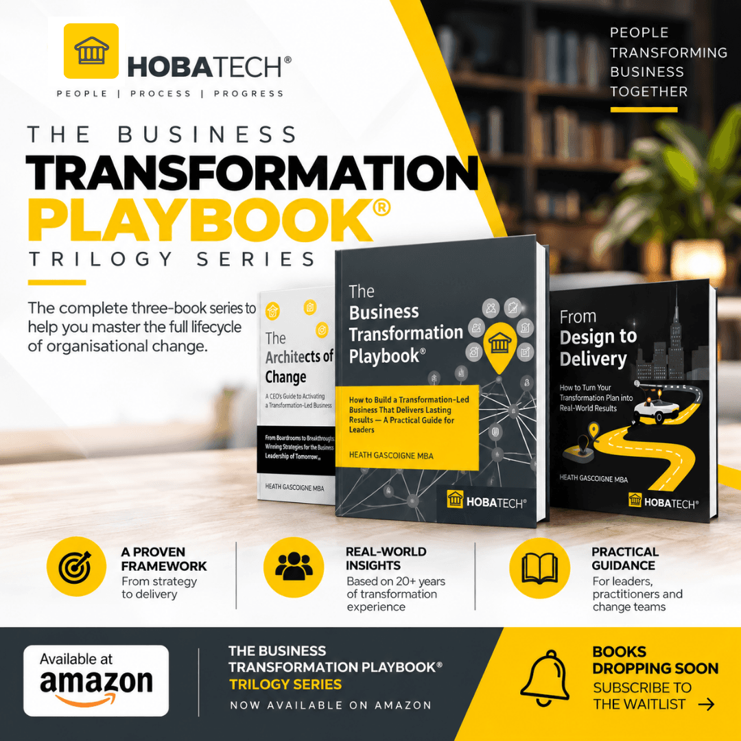 The Business Transformation Playbook® Trilogy Is Officially Listed on Amazon — New Books Coming Soon! The Business Transformation Playbook® Trilogy Is Officially Listed on Amazon — New Books Coming Soon!