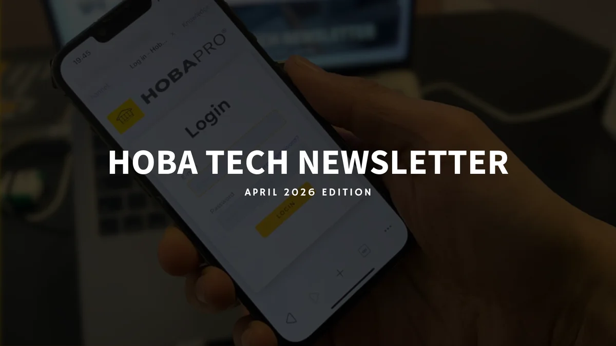 HOBA Tech April 2026 — New Articles, Community Growth & Partner Monthly Call HOBA Tech April 2026 — New Articles, Community Growth & Partner Monthly Call