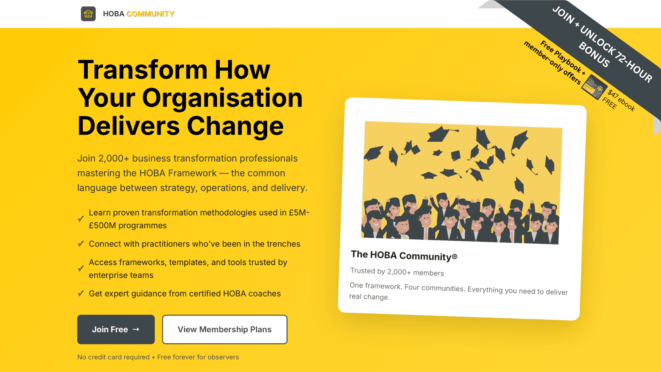 HOBA Community is Now Live | The New Home of Transformation HOBA Community is Now Live | The New Home of Transformation