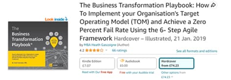 Business Transformation Playbook The Business Transformation Playbook on Amazon