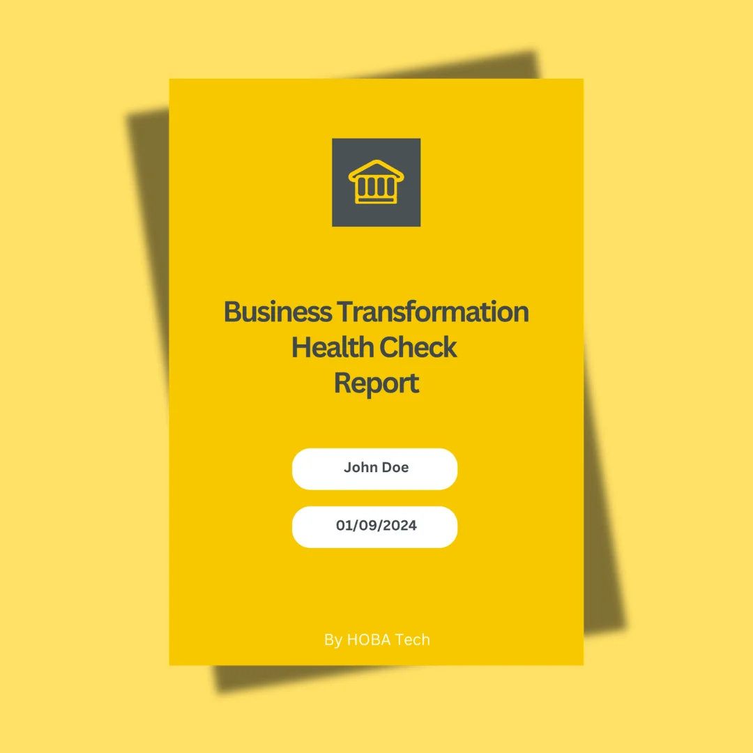 Business Transformation Health Check Scorecard report Business Transformation Health Check Scorecard report