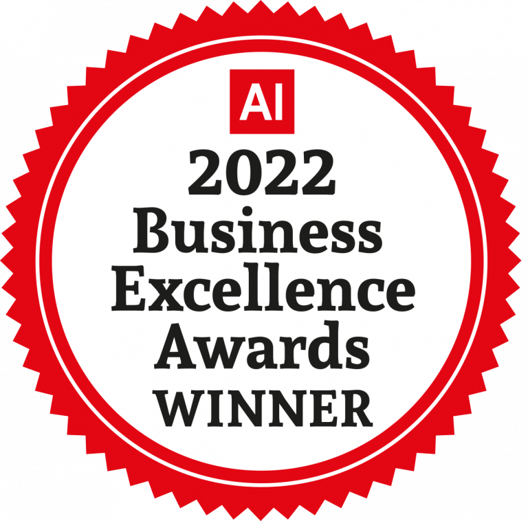 AI 2022 Business Excellence Awards WINNER - Badge AI 2022 Business Excellence Awards WINNER - Badge