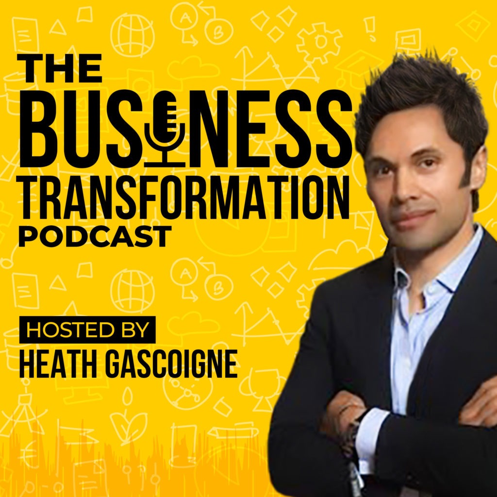 The Business Transformation Podcast logo and branding