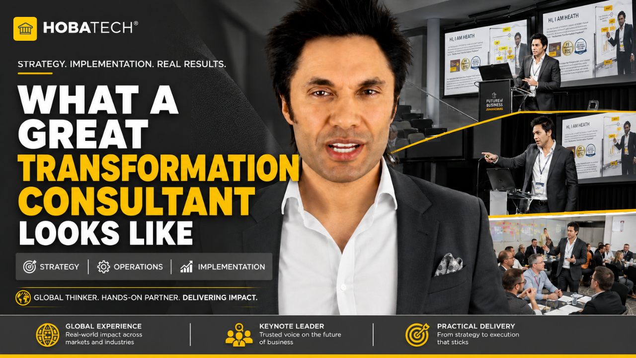 What a great business transformation consultant looks like