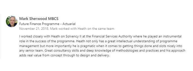 LinkedIn recommendation 4