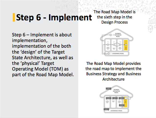 6 Steps - Step 6 Implement