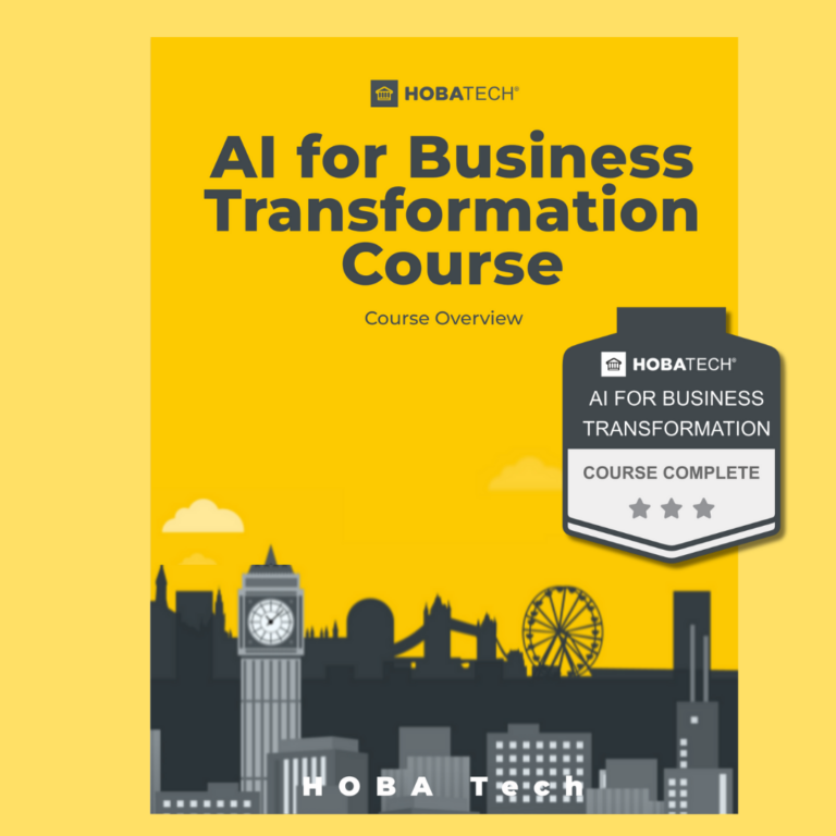 HOBA Academy - AI for Business Transformation-Course Overview