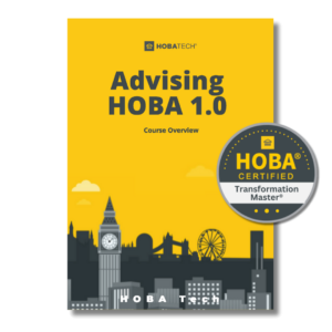 Advising HOBA 1.0-2D overview cover and badge