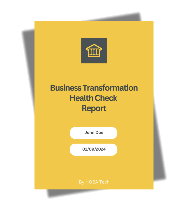 Get a FREE Online Health Check of your Business Transformation efforts-Report