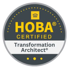 HOBA Certified Badge-Business Transformation Architect