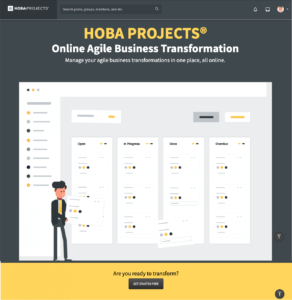 HOBA Projects Online Agile Transformation