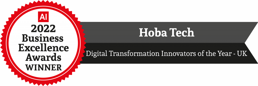 HOBA Tech 2022 Business Excellence Awards Winner Logo