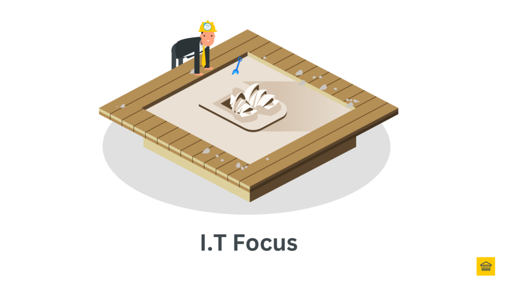 TOGAF's single focus is I.T 💻