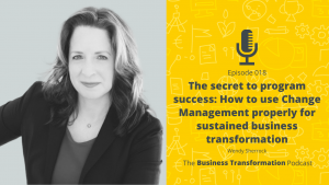 The Business Transformation Podcast 018-Wendy Sherrock