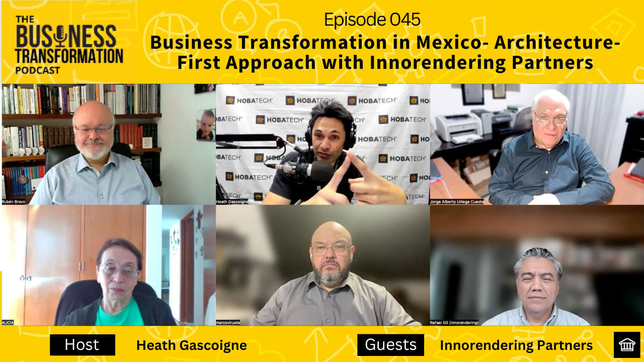 Podcast 045- Business Transformation in Mexico- Architecture-First Approach with Innorendering Partners