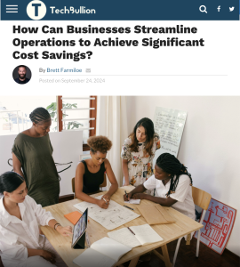 Tech Bullion Blog: How can businesses streamline operations to achieve significant cost savings