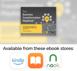 The Business Transformation Playbook-Now Available from these Ebook Stores