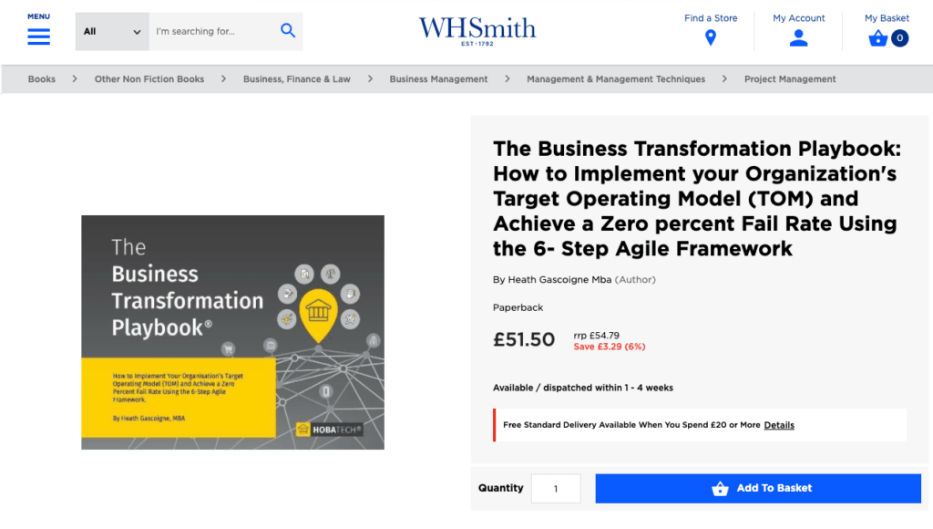 WH-Smith-The Business Transformation Playbook